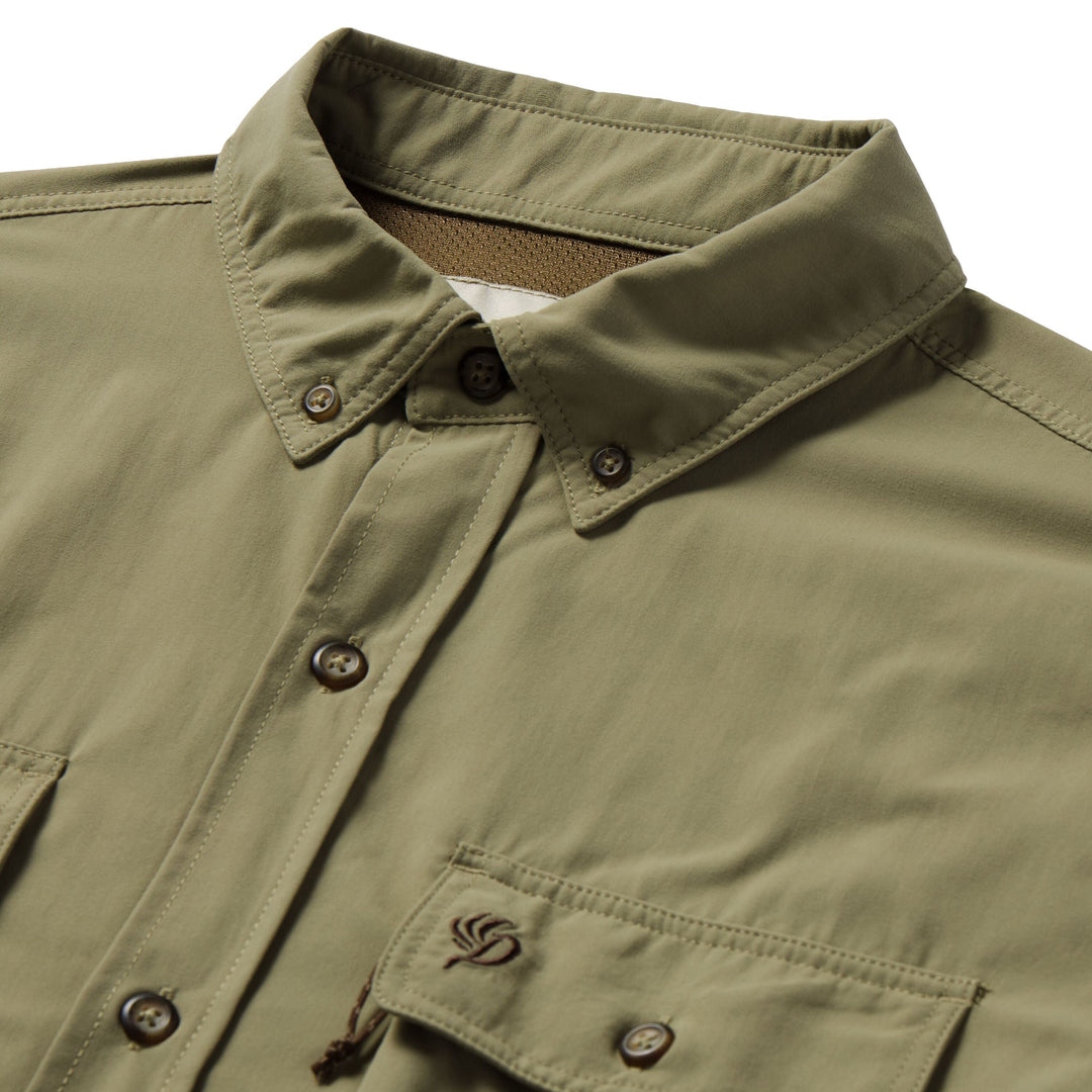 Duck Camp Men's Lightweight Hunting Shirt Short Sleeve Sagebrush Image 02
