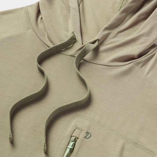 Duck Camp Men's Lightweight Performance drirelease Hoodie Sagebrush Image 05