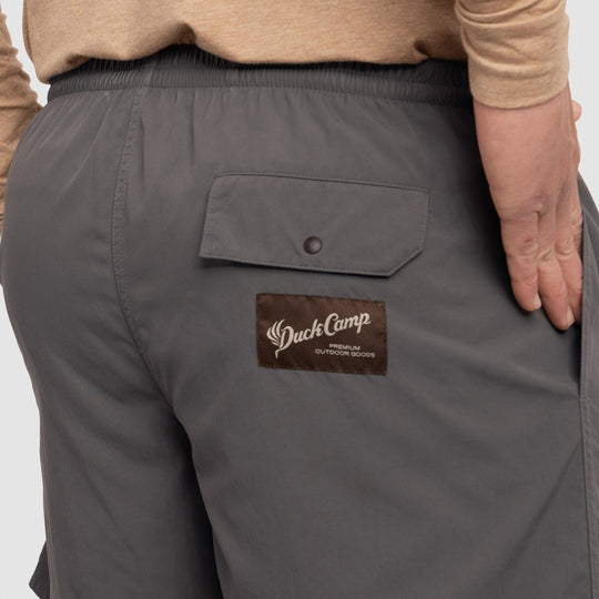 Duck Camp Men's Scout Shorts 5" Charcoal Image 04