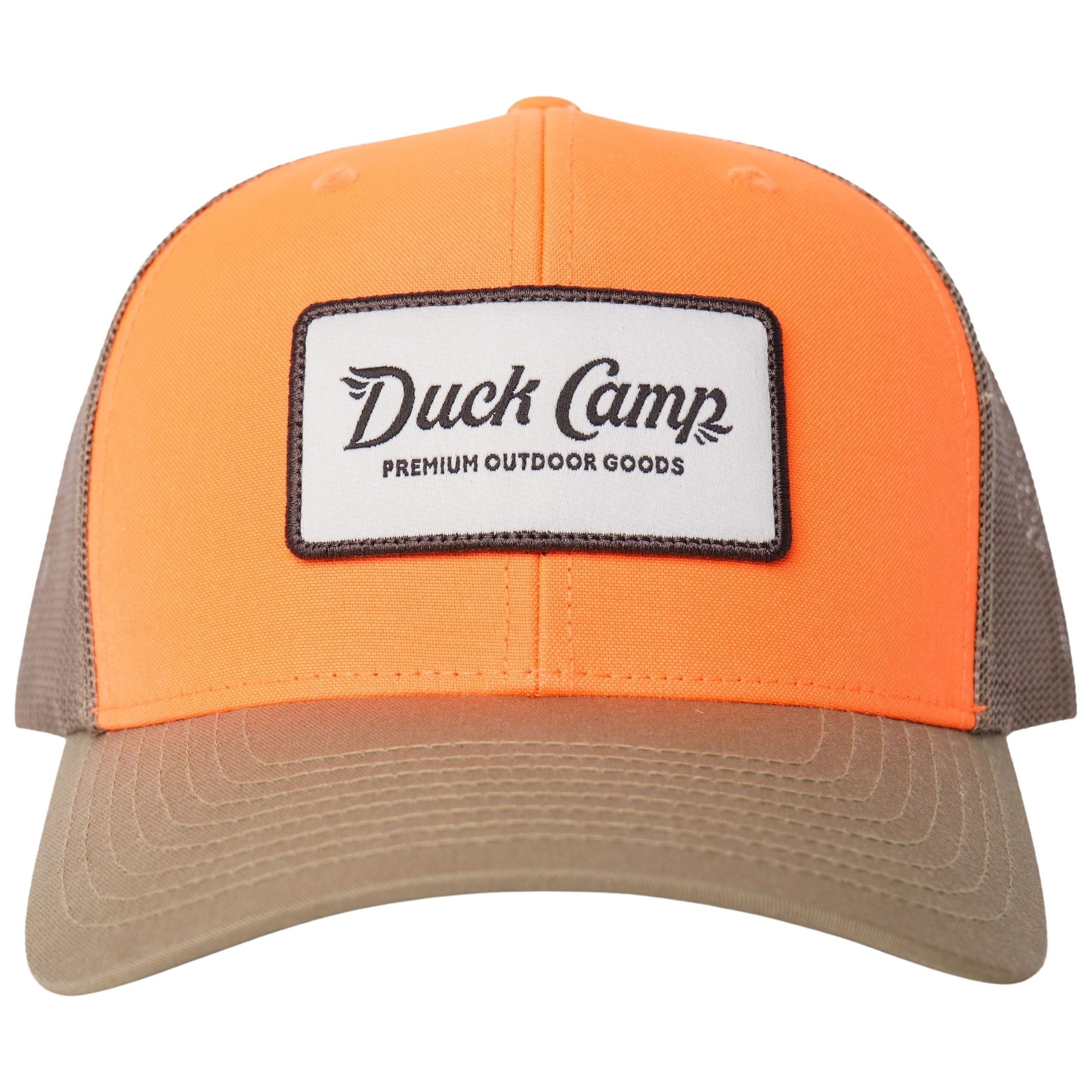 Duck Camp Trucker Hat Wheat/Blaze Image 01