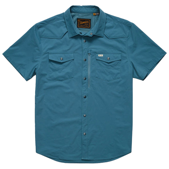 Howler Brothers Emerger Tech Shirt Storm Blue Image 01
