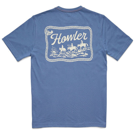 Howler Brothers Howler Posse T-Shirt Blue Horizon Image 01
