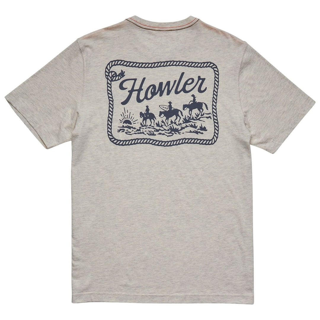 Howler Brothers Howler Posse T-Shirt Heather Grey Image 01