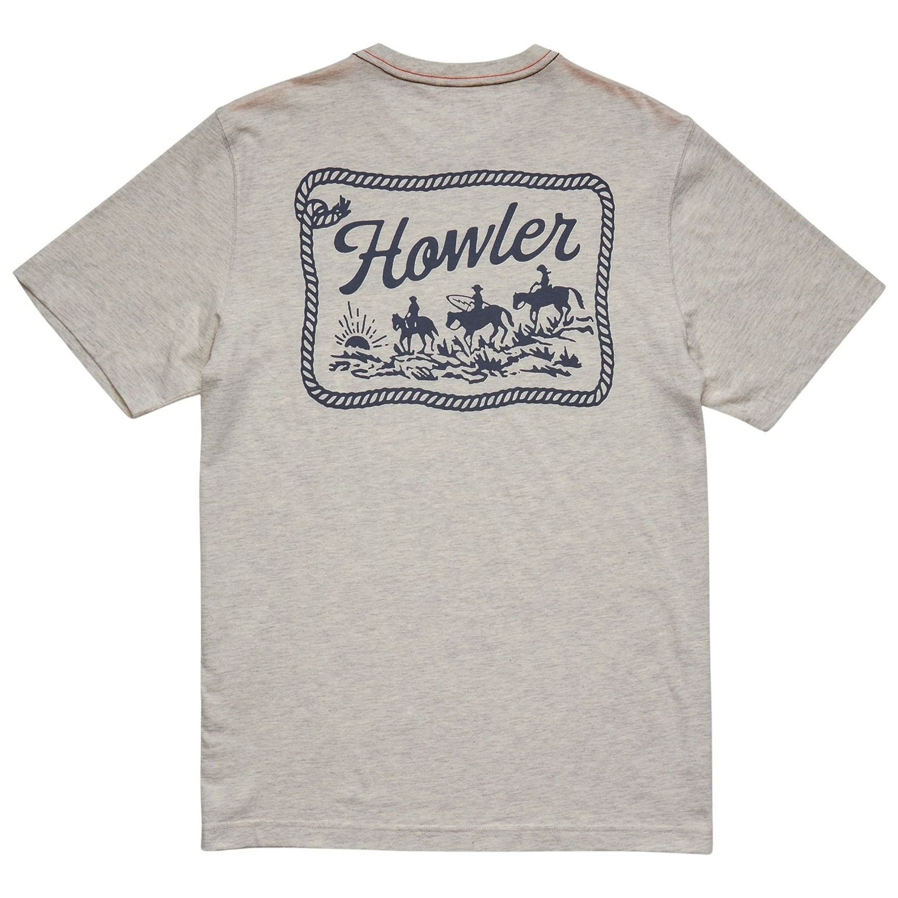 Howler Brothers Howler Posse T-Shirt Heather Grey Image 01