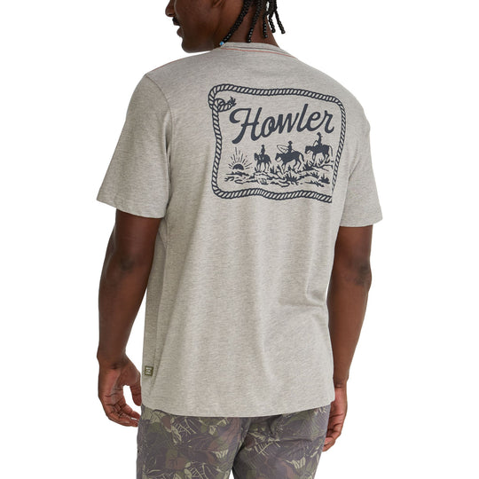 Howler Brothers Howler Posse T-Shirt Heather Grey Image 04