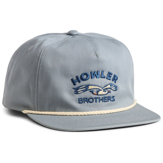 Howler Brothers Lone Gull Unstructured Snapback Hat Stone Blue Image 01