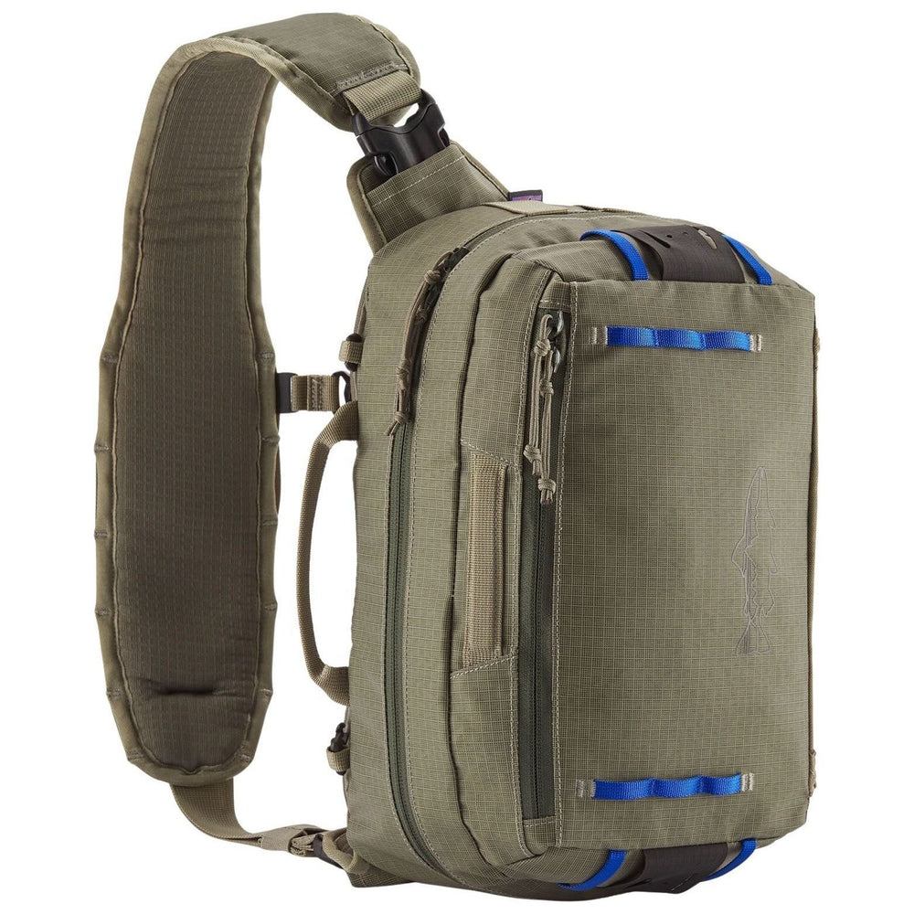 Patagonia Stealth Switch Pack 9L River Rock Green with P6 Blue