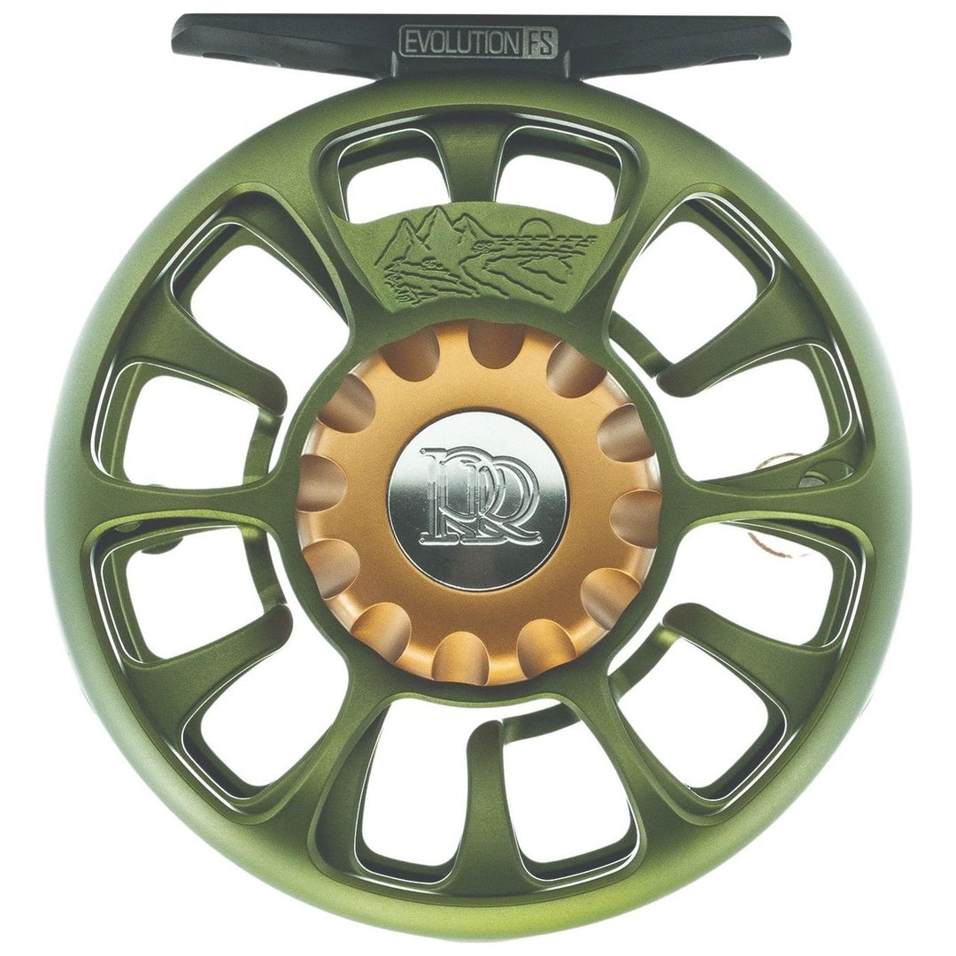 Ross Reels Evolution FS Fly Reel Matte Olive Image 01