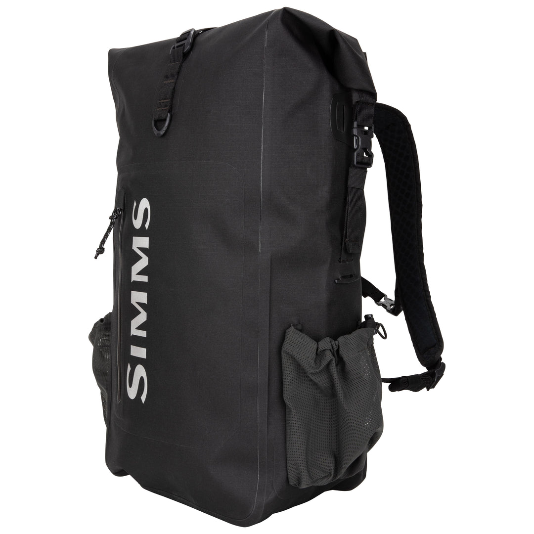 Simms Dry Creek Rolltop Backpack Black Image 01