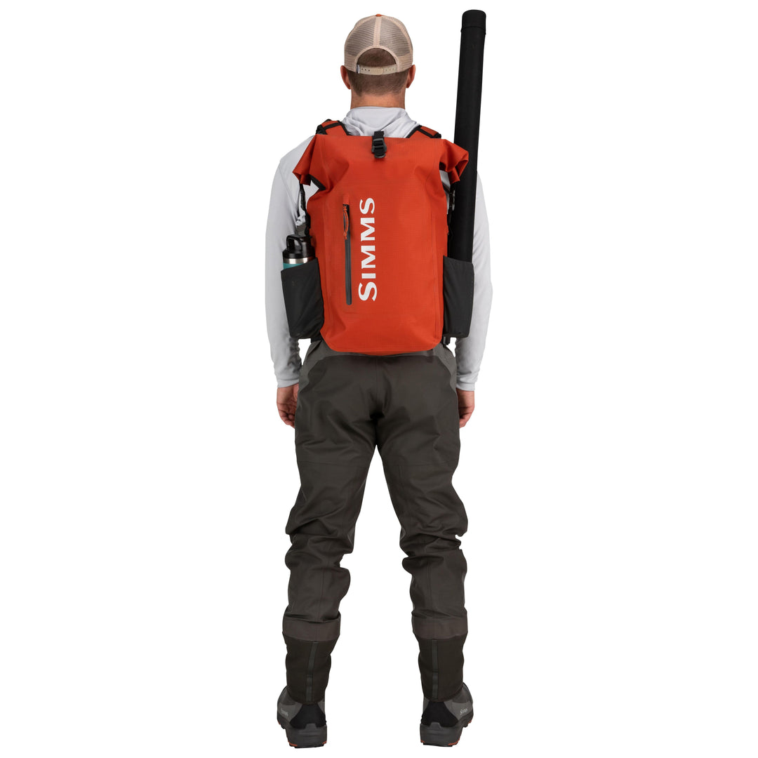 Simms Dry Creek Rolltop Backpack Simms Orange Image 05