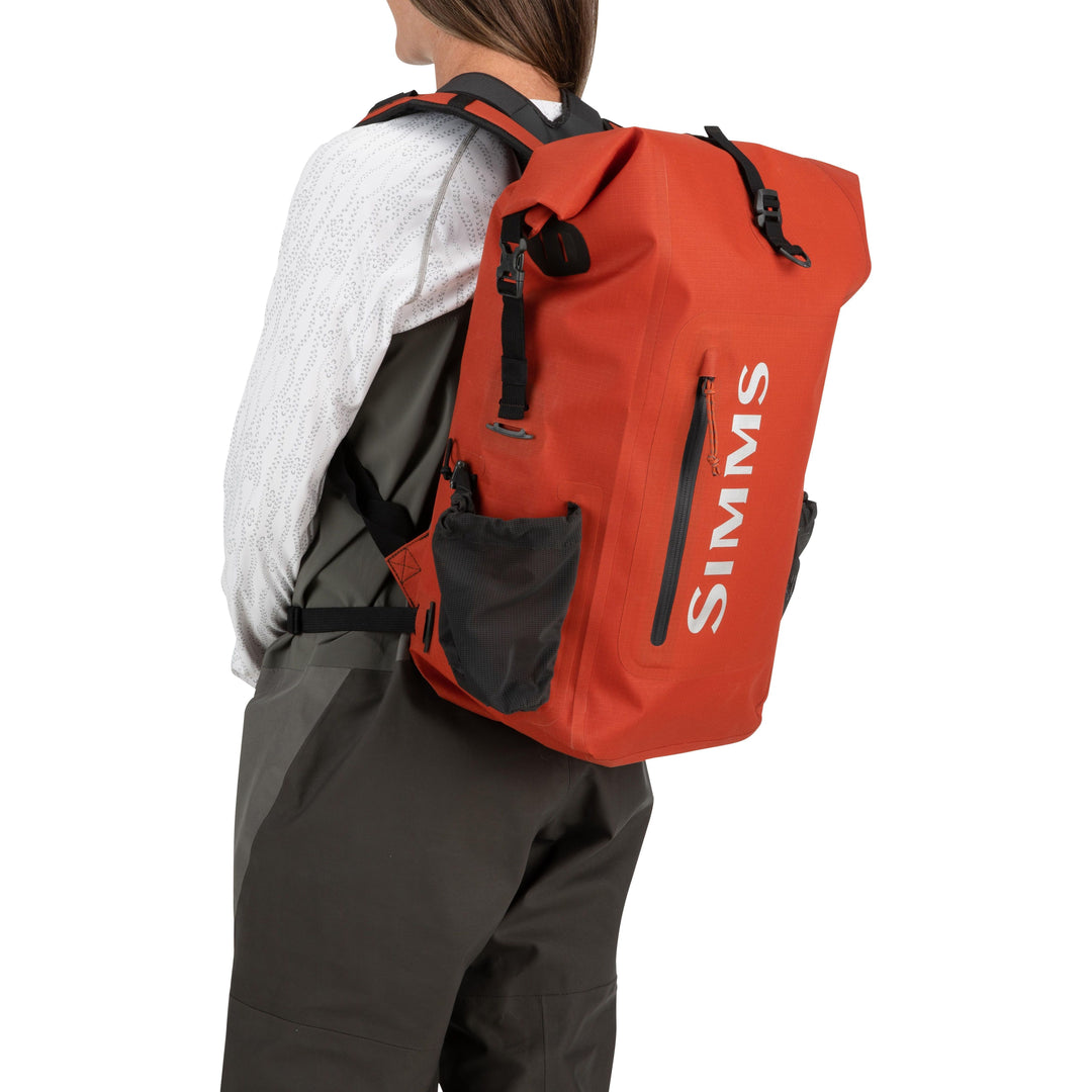 Simms Dry Creek Rolltop Backpack Simms Orange Image 09