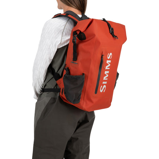 Simms Dry Creek Rolltop Backpack Simms Orange Image 09