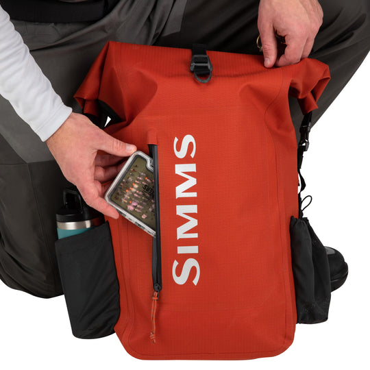 Simms Dry Creek Rolltop Backpack Simms Orange Image 10