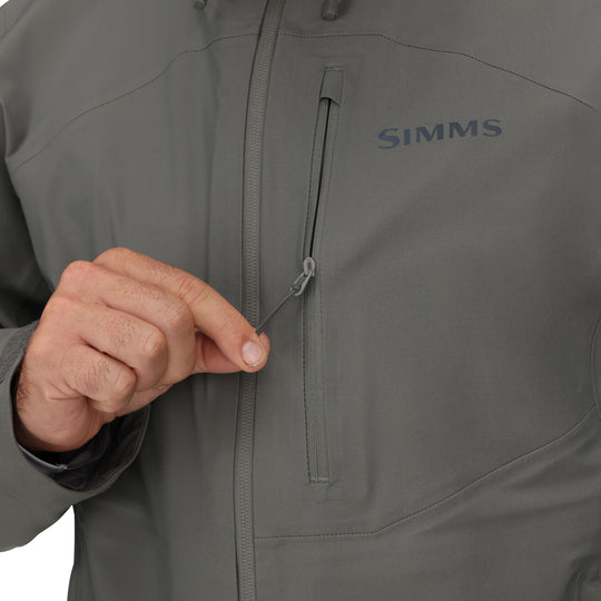 Simms Men's Vapor Elite Jacket Gunmetal Image 05