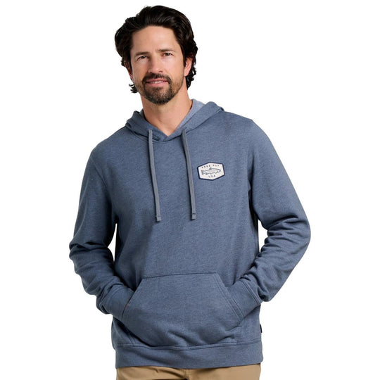 Free Fly Men's Freshwater Fleece Hoodie Heather Storm Cloud Image 01