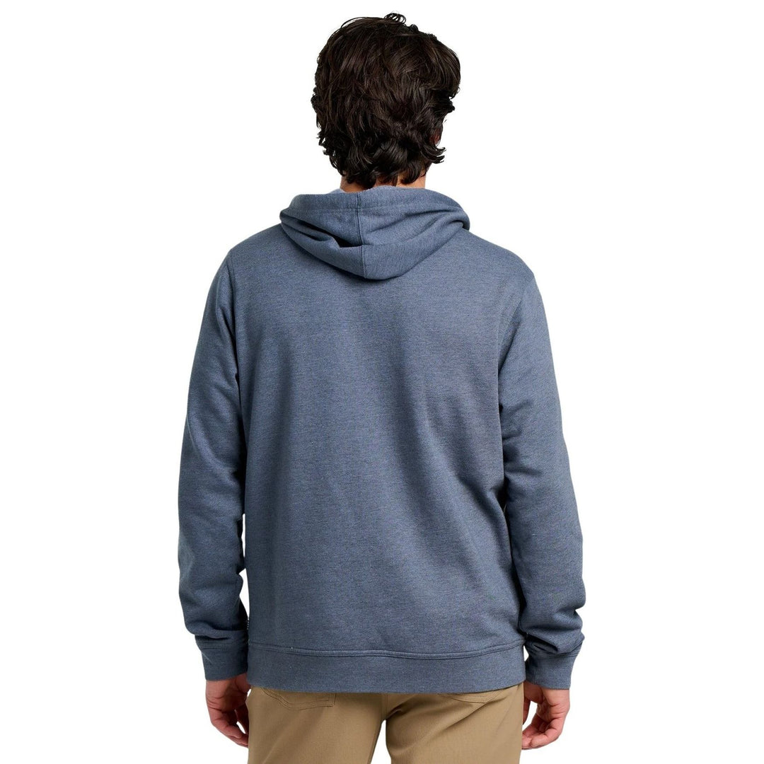 Free Fly Men's Freshwater Fleece Hoodie Heather Storm Cloud Image 02