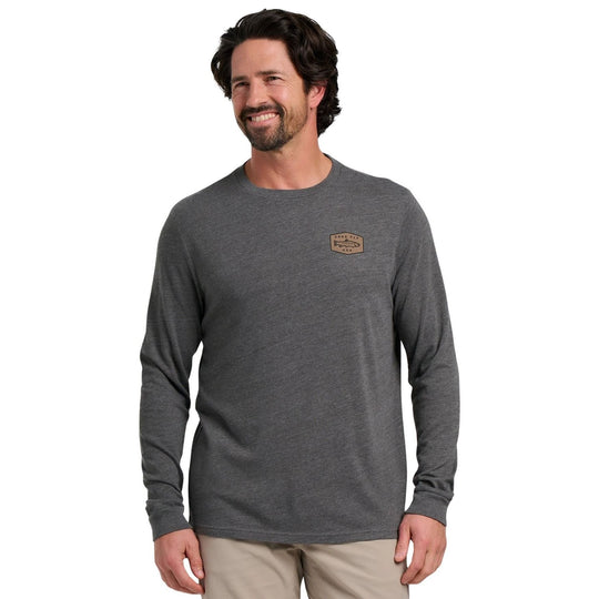 Free Fly Men's Freshwater Long Sleeve Heather Black Sand Image 02