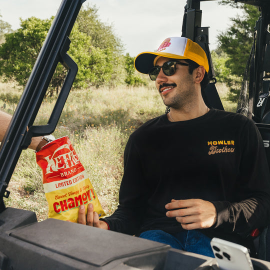 Howler Brothers Osprey Prey Longsleeve T-Shirt Black Image 06