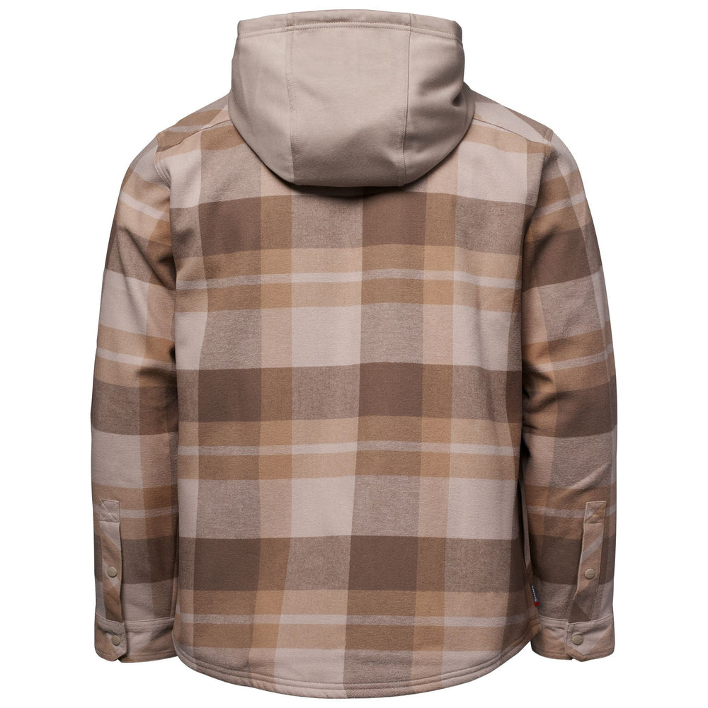 Simms Men's Coldweather Hooded Shacket Fitzgerald Plaid: Dolomite Image 02