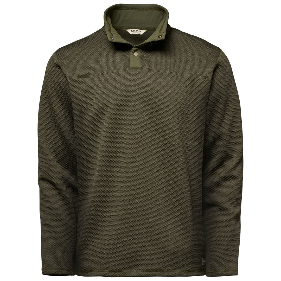 Simms Men's Harbor Sweater Loden Heather Image 01
