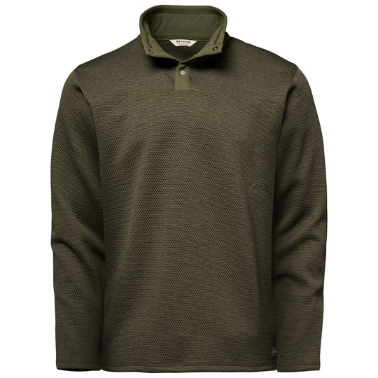 Simms Men's Harbor Sweater Loden Heather Image 01