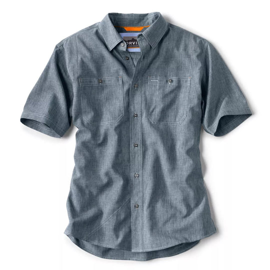Tech Chambray Shortsleeved Work Shirt