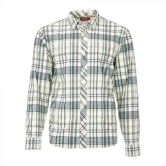 Simms Men's Bugstopper LS Shirt Plaid Sale