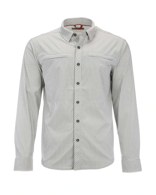 Simms Men's Bugstopper LS Shirt Plaid Sale