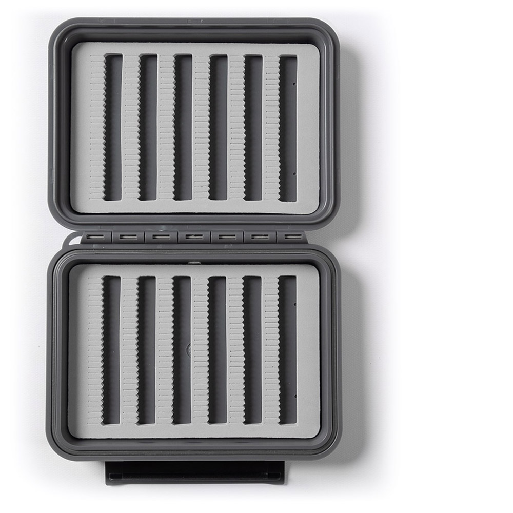 Plan D Pocket Max Fly Box - Steel Grey - Trout/Bonefish