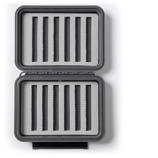 Plan D Pocket Max Fly Box - Steel Grey - Trout/Bonefish