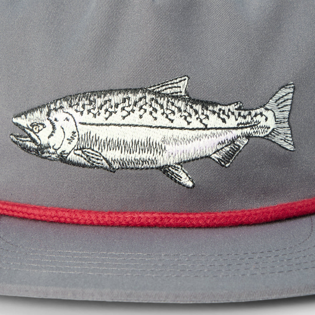 Duck Camp Grandpa Hat Chinook Salmon Charcoal Image 03