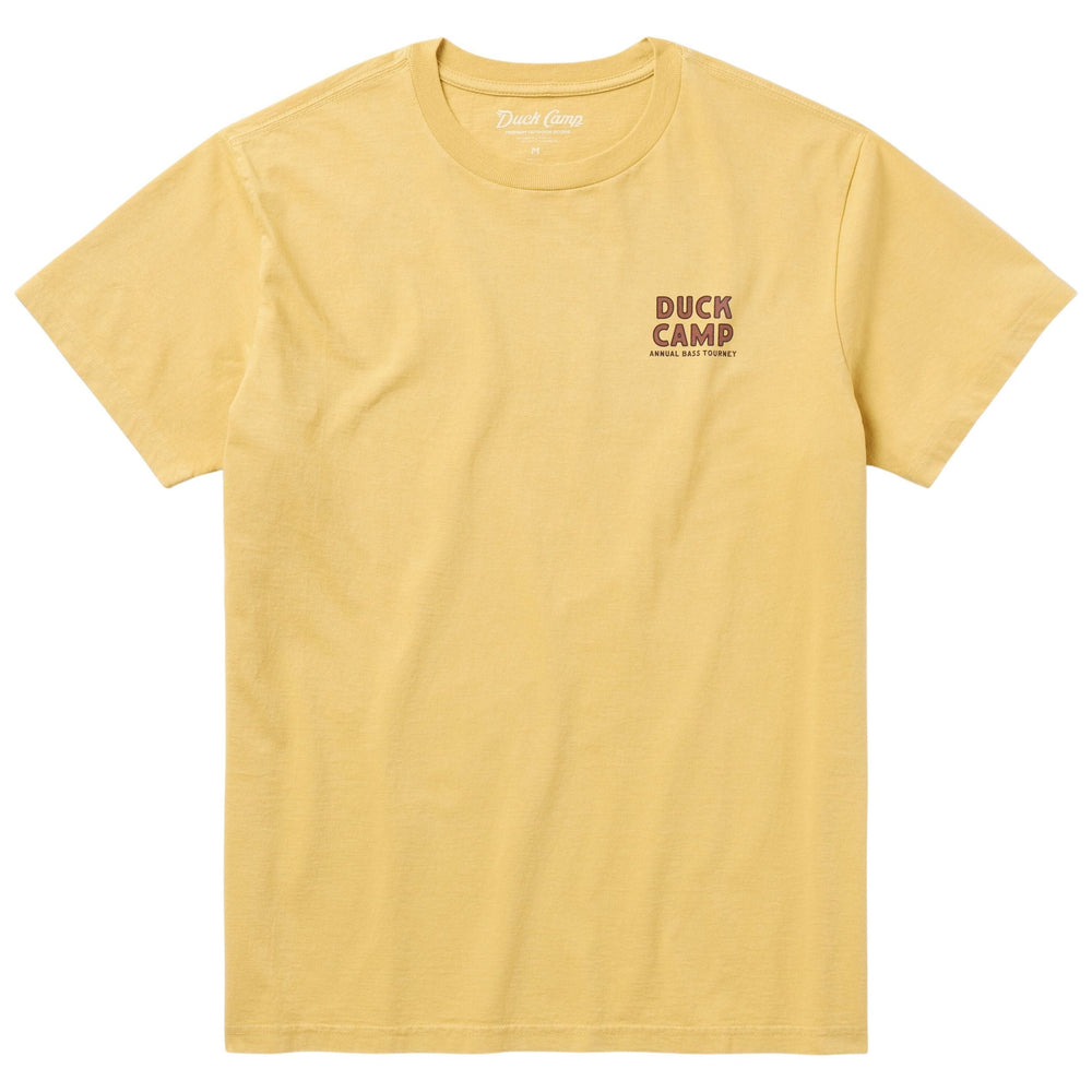 Duck Camp Men's Bass Tourney Graphic Tee Mustard Image 02