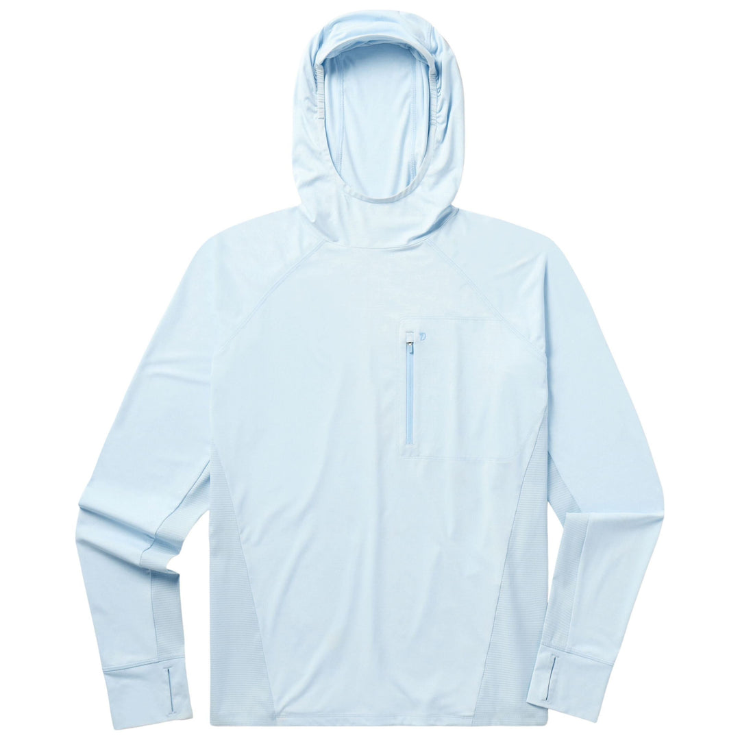 Duck Camp Men's Brrr Lightweight Rockport Pro Guide Hoodie Ice Water Image 01
