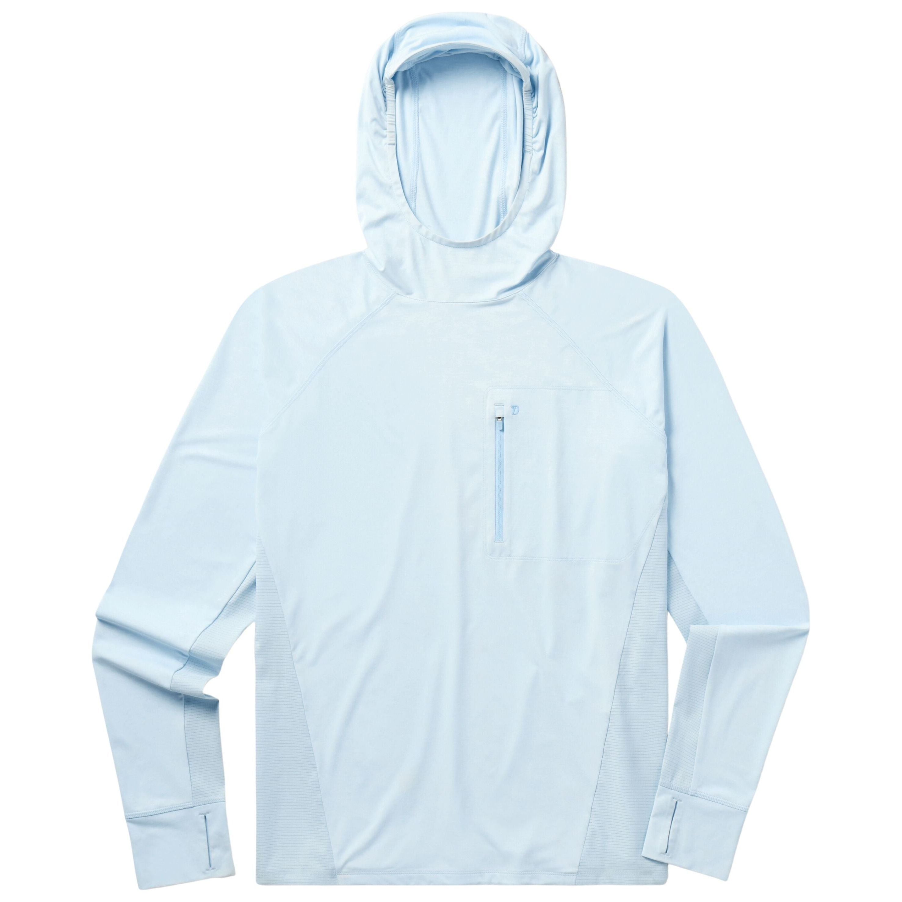 Duck Camp Men's Brrr Lightweight Rockport Pro Guide Hoodie Ice Water Image 01