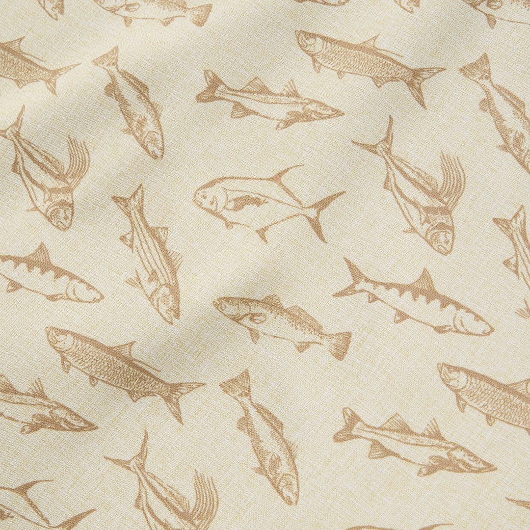Duck Camp Men's Brrr Performance Shirt Short Sleeve Sand Dollar Coastal Frenzy Image 07