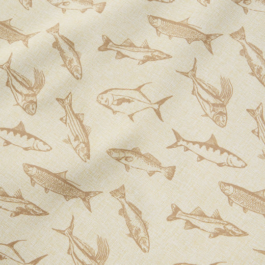 Duck Camp Men's Brrr Performance Shirt Short Sleeve Sand Dollar Coastal Frenzy Image 07