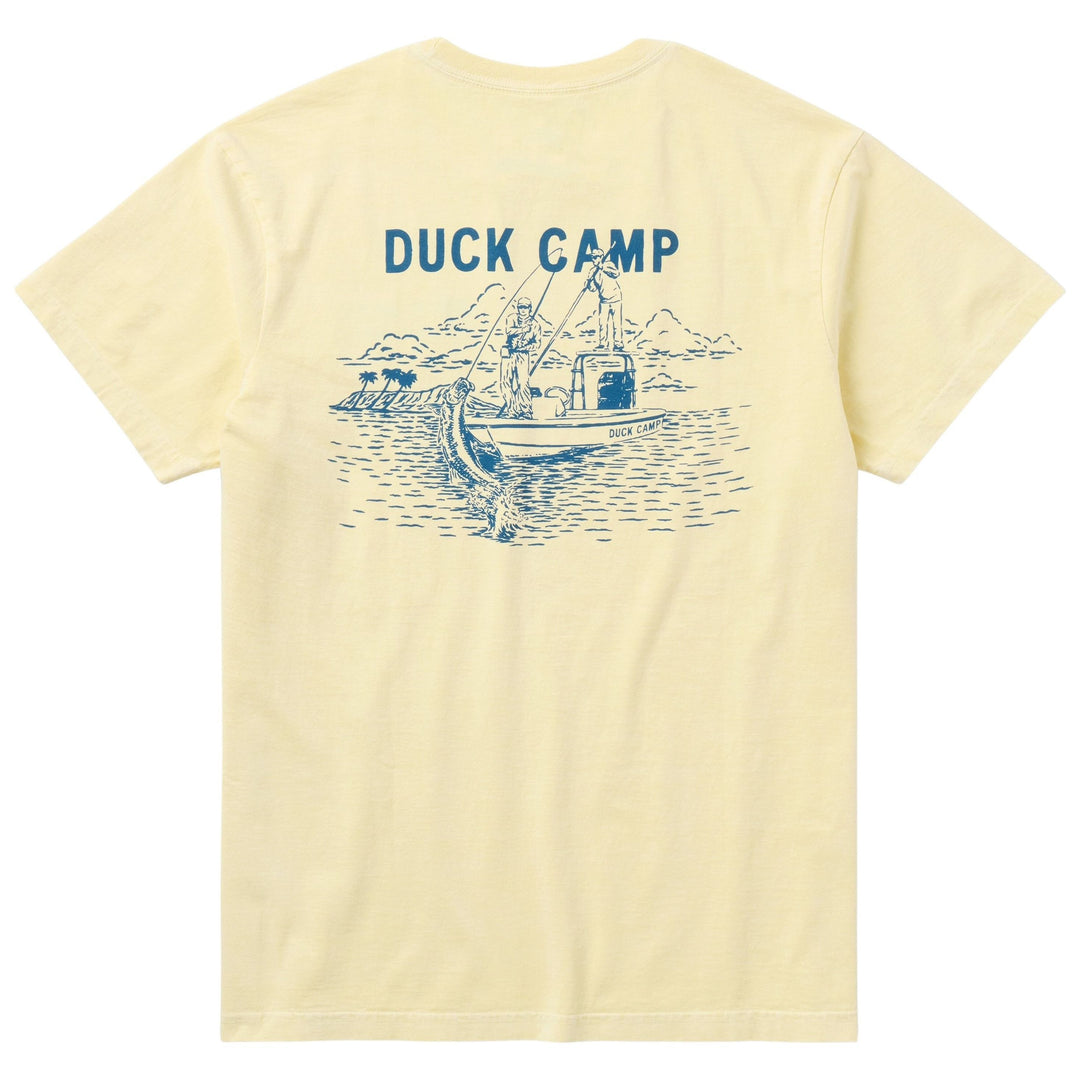 Duck Camp Men's Bucket List Graphic Tee Summerland Yellow Image 01