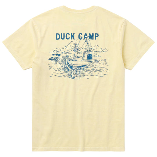 Duck Camp Men's Bucket List Graphic Tee Summerland Yellow Image 01