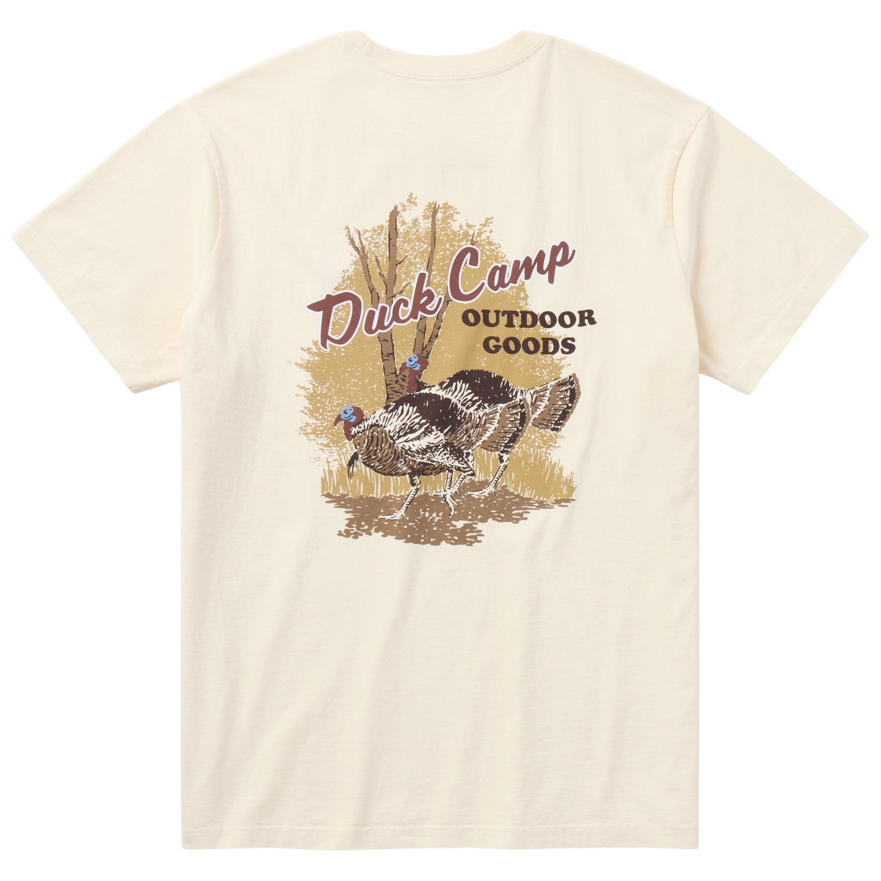 Duck Camp Men's Longbeards Graphic Tee Ivory Image 01