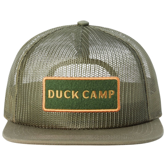 Duck Camp Outfiitter Fly Patch Gulf Trucker Hat Sagebrush Image 01