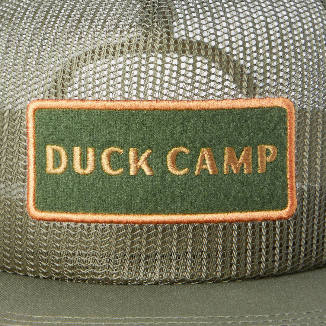 Duck Camp Outfiitter Fly Patch Gulf Trucker Hat Sagebrush Image 03