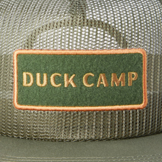 Duck Camp Outfiitter Fly Patch Gulf Trucker Hat Sagebrush Image 03