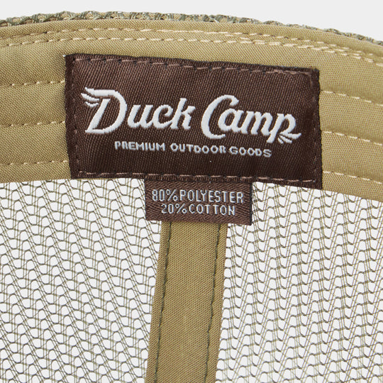 Duck Camp Outfiitter Fly Patch Gulf Trucker Hat Sagebrush Image 05