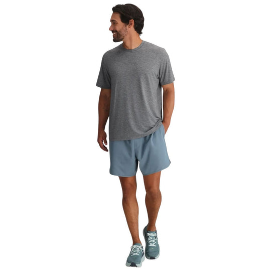 Free Fly Men's Elevate Lightweight Tee Heather Grey Image 03