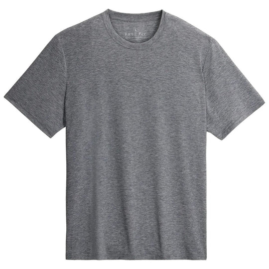 Free Fly Men's Elevate Lightweight Tee Heather Grey Image 04