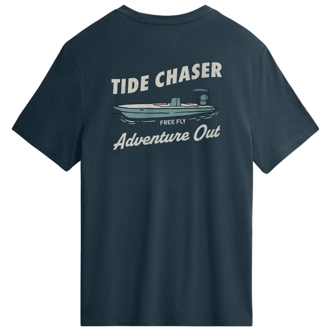 Free Fly Men's Tide Chaser Tee True Navy Image 01
