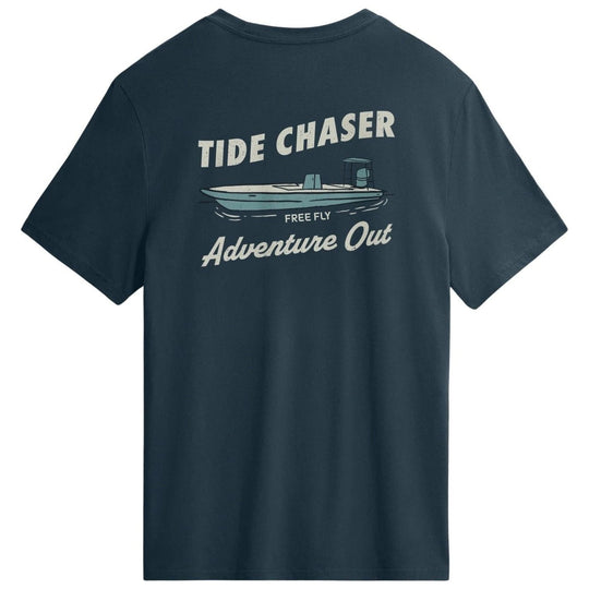 Free Fly Men's Tide Chaser Tee True Navy Image 01