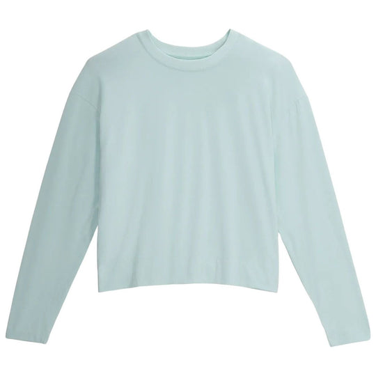 Free Fly Women's Bamboo Shade Crossover Long Sleeve Tropic Sea Image 06