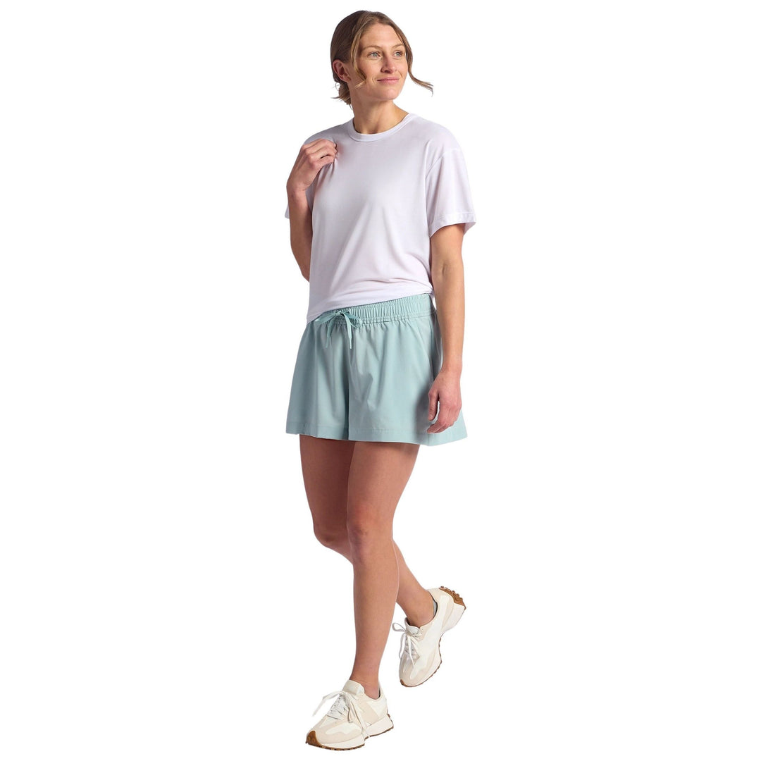 Free Fly Women's Driftlight Short Ocean Mist Image 03