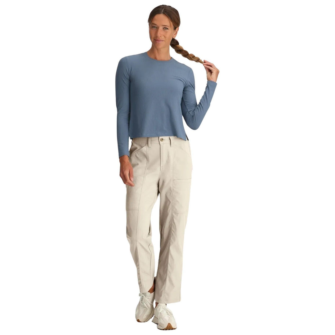 Free Fly Women's Topogrid Pant Stone Image 03